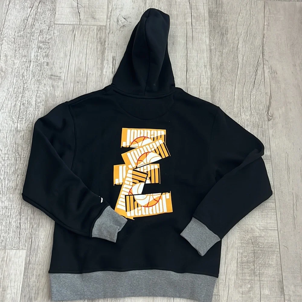 NikeAir Jordan Essential Jumpman 23 Statement‎ Hoodie Black DV7748-010 Men Sz M